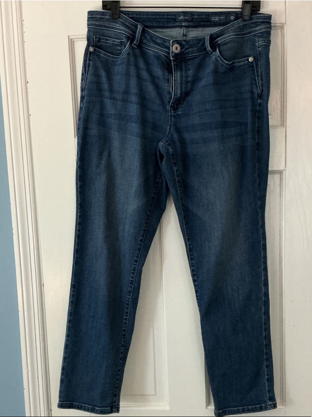 J Jill Women’s Dark Blue Slim Straight Jeans
